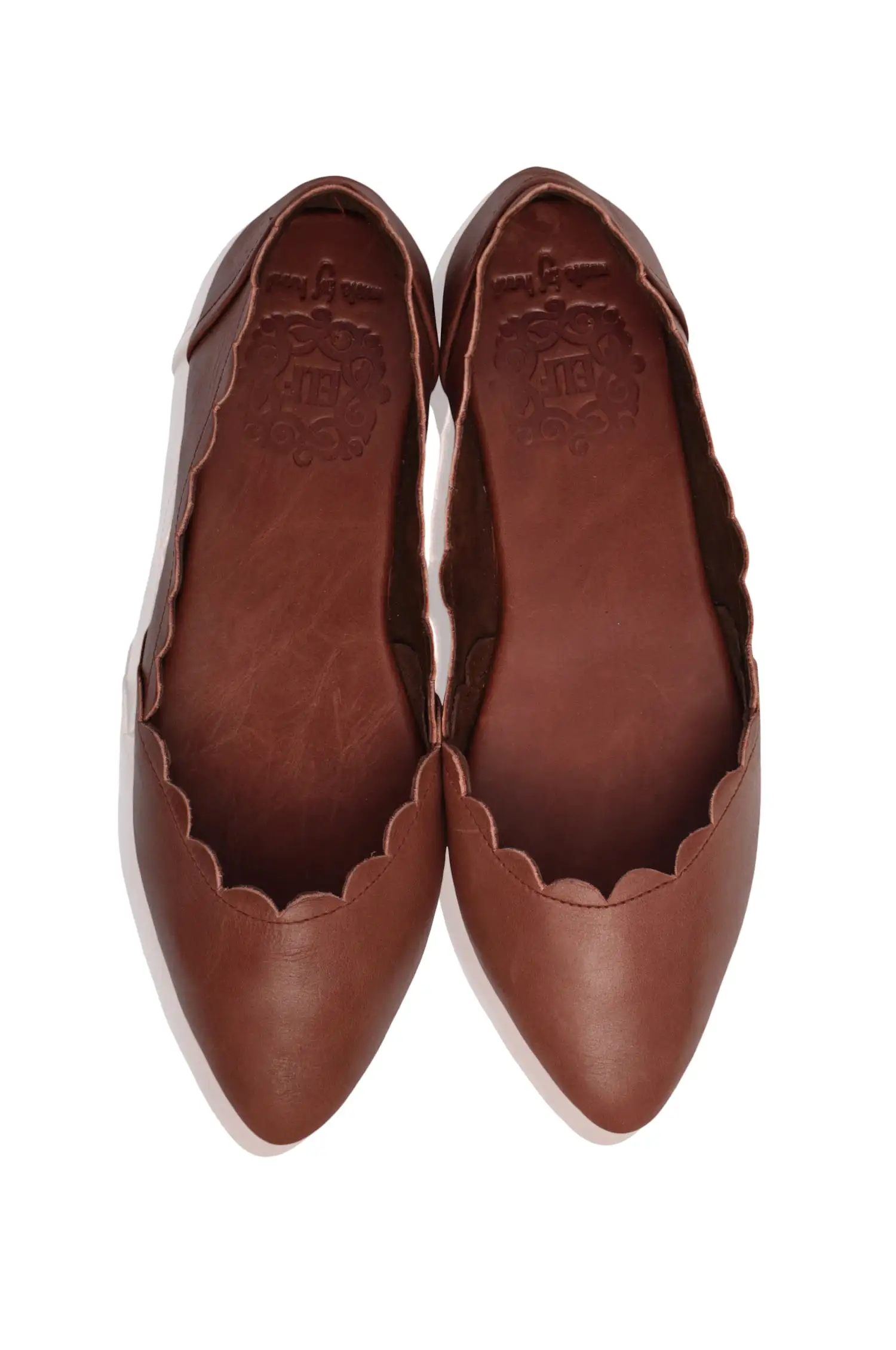 Valentina Leather Ballet Flats