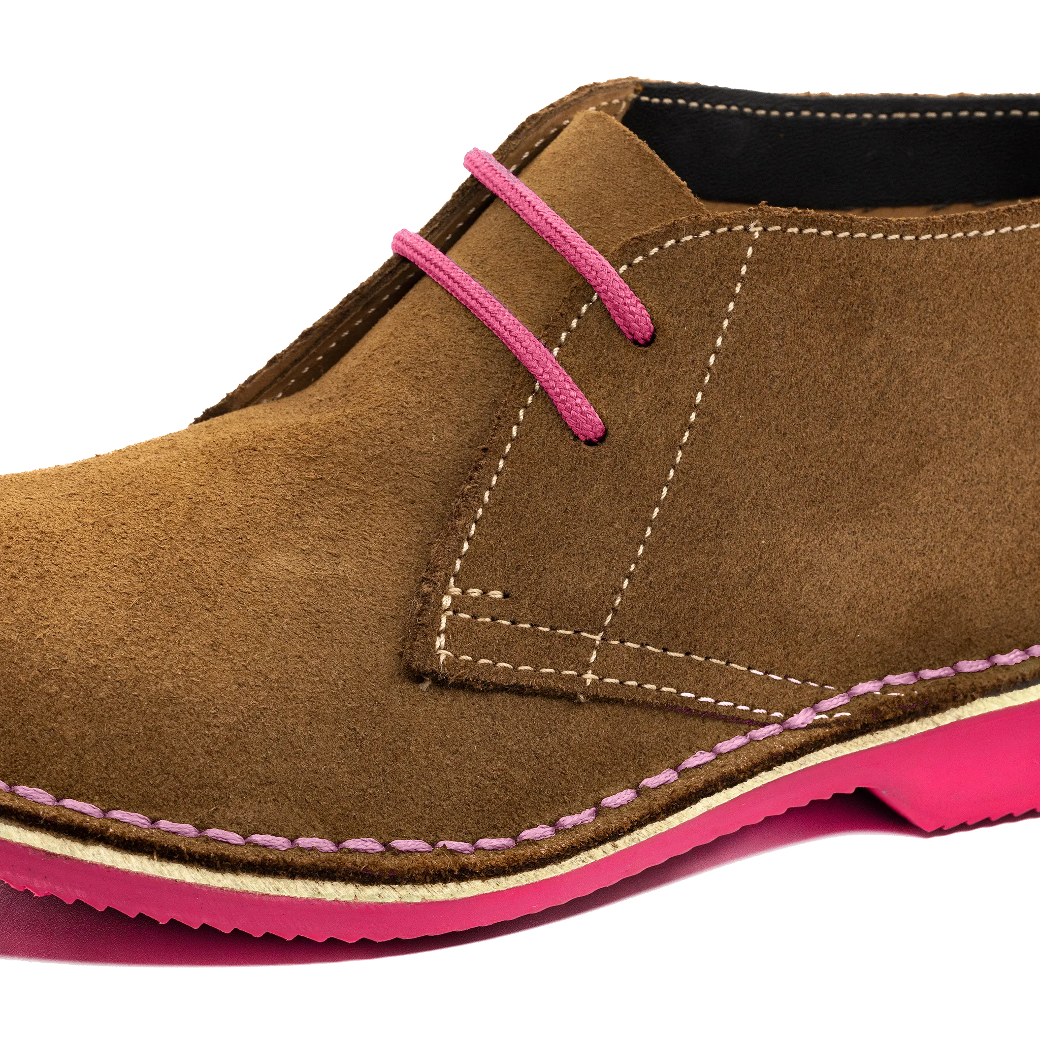 VELDSKOEN HERITAGE HADEDA (HOT PINK SOLE - LEATHER SHOE)