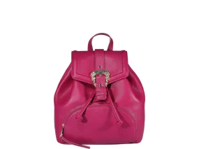 Versace Jeans Couture Logo Buckle Foldover Backpack