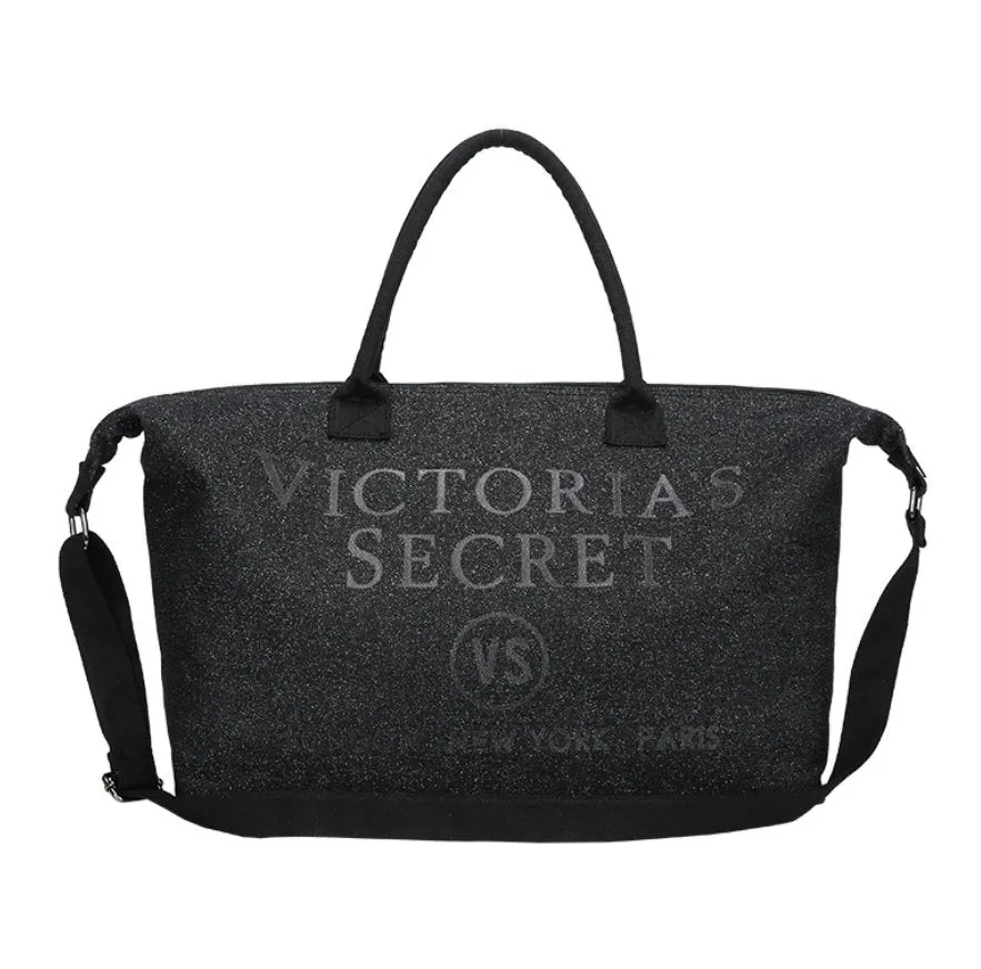 VICTORIA'S SECRET GLITTER LARGE TOTE BAG 3 COLOR TO CHOOSE