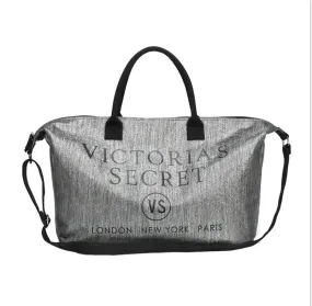 VICTORIA'S SECRET GLITTER LARGE TOTE BAG 3 COLOR TO CHOOSE