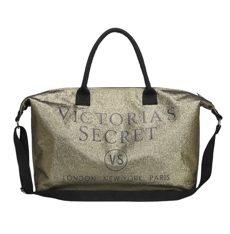 VICTORIA'S SECRET GLITTER LARGE TOTE BAG 3 COLOR TO CHOOSE