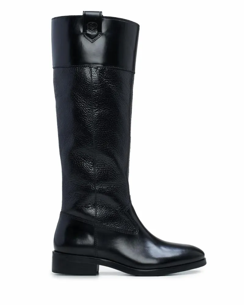 Vince Camuto SELPISA BLACK/COW DERBY BURNISHED TUMB