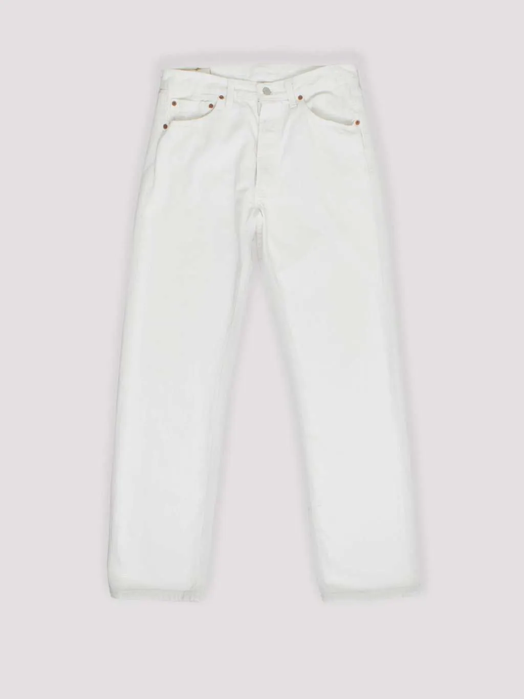 Vintage Levis 501 white jeans, made in UK 32 X 32