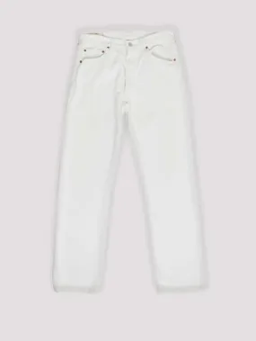 Vintage Levis 501 white jeans, made in UK 32 X 32