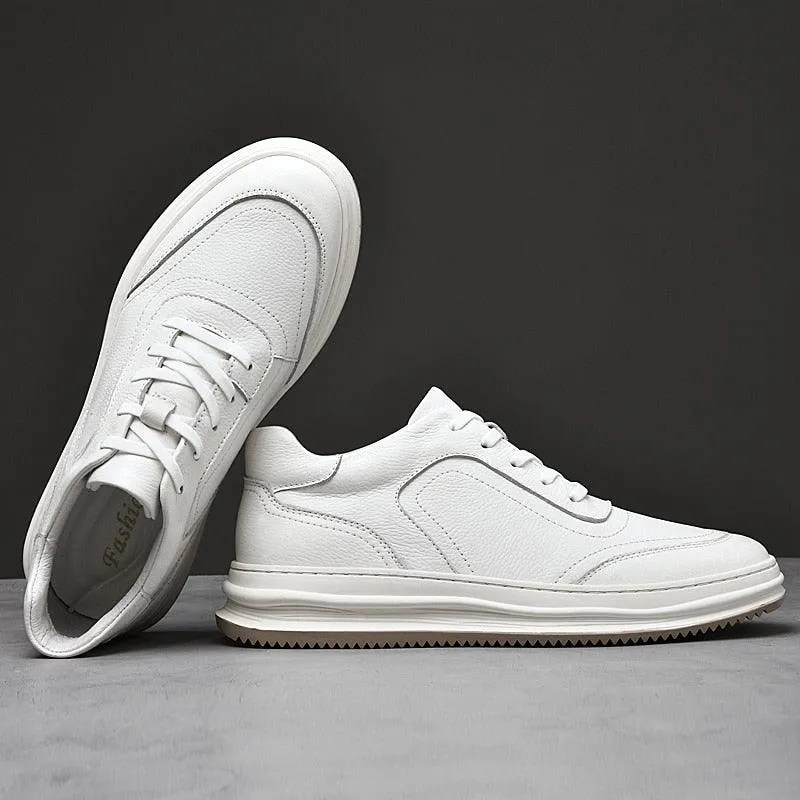 Vulcanized Leather Men's Casual Shoes - Sneakers GW434