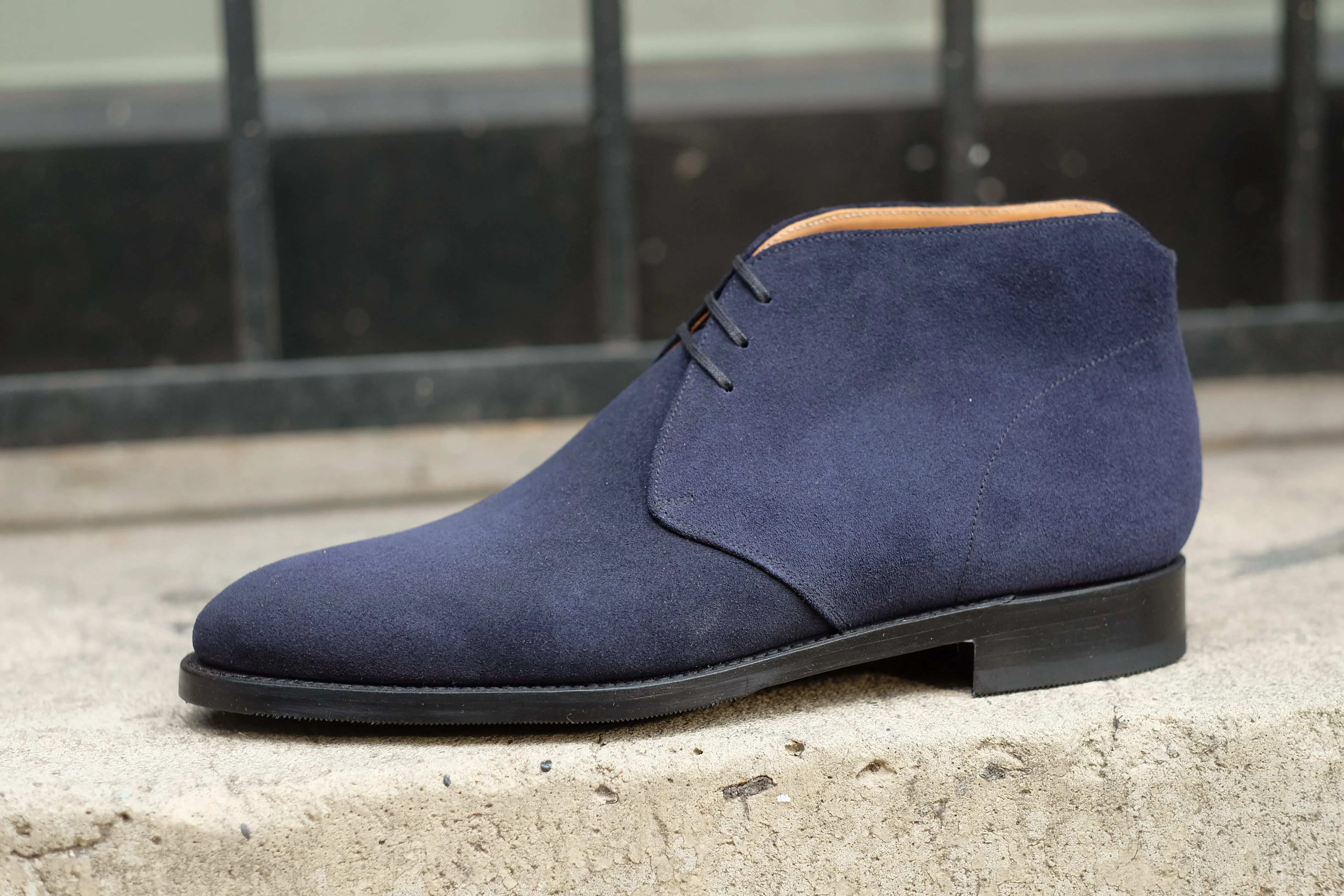 Whatcom - Dark Sapphire Suede