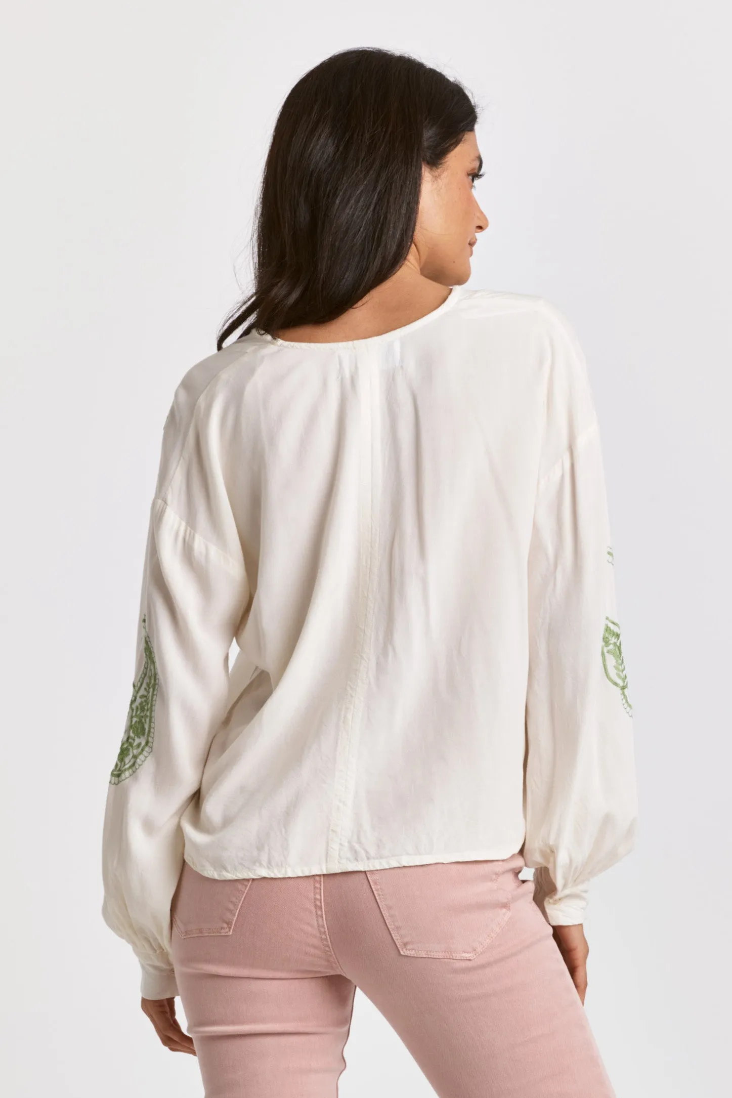 Ximena Embroidery Detail Blouse