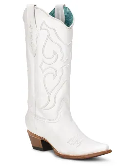 Z5046 WOMEN'S CORRAL WHITE EMBROIDERY WESTERN BOOTS Z5046